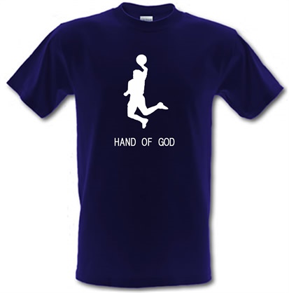 Hand of God male t-shirt.