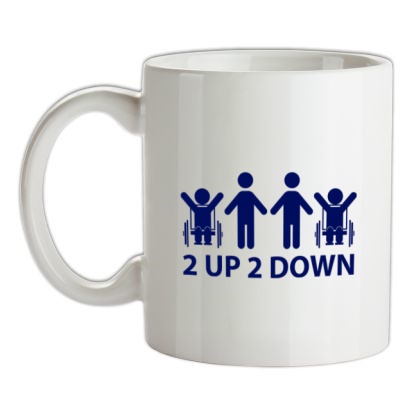 2 Up 2 Down mug.