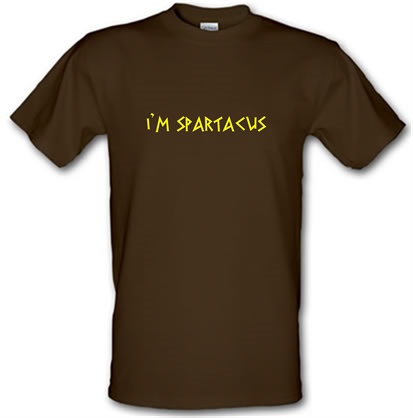 I'm Spartacus male t-shirt.