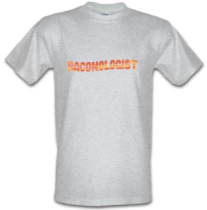 Baconologist male t-shirt.
