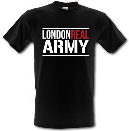 London Real Army male t-shirt.