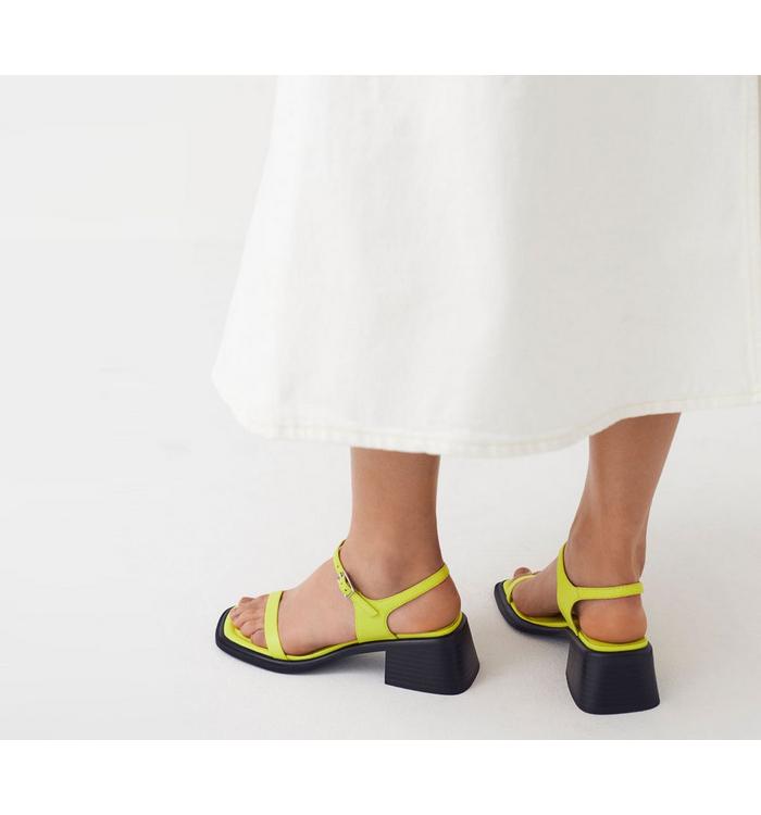 Vagabond Ines Barley There Sandals Lime