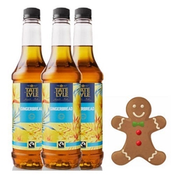 Tate & Lyle Gingerbread Coffee Syrup 750ml (Plastic) - PACK (4)