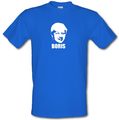 Boris Johnson male t-shirt.