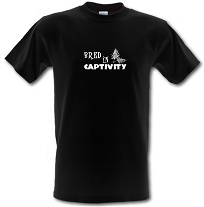 Bred In Captivity male t-shirt.