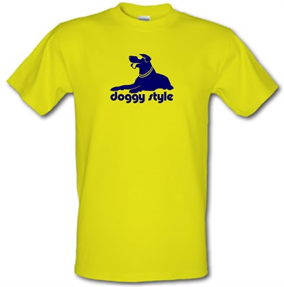 Doggy style male t-shirt.