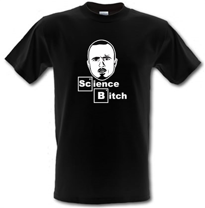 Science Bitch male t-shirt.