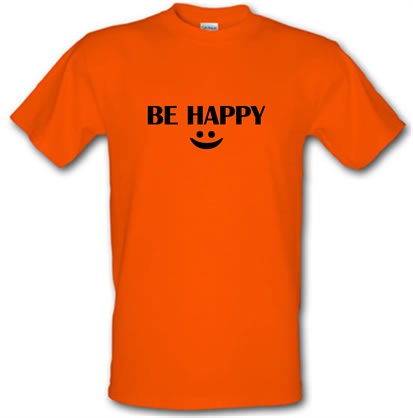 Be Happy :) male t-shirt.