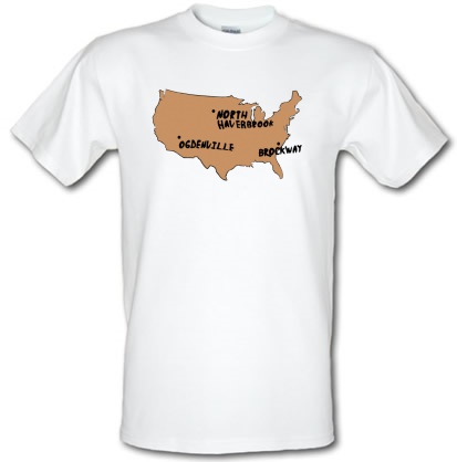 By Gum It Put Them On The Map male t-shirt.