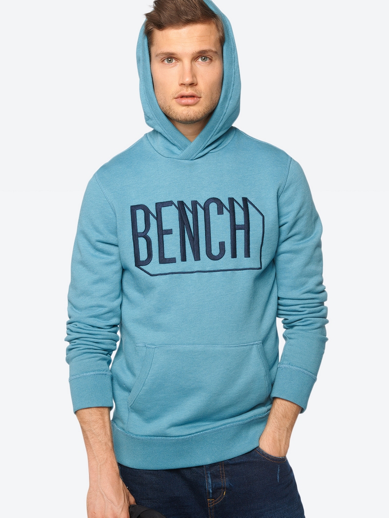 Bench Blue Mens Heavy Top Size M