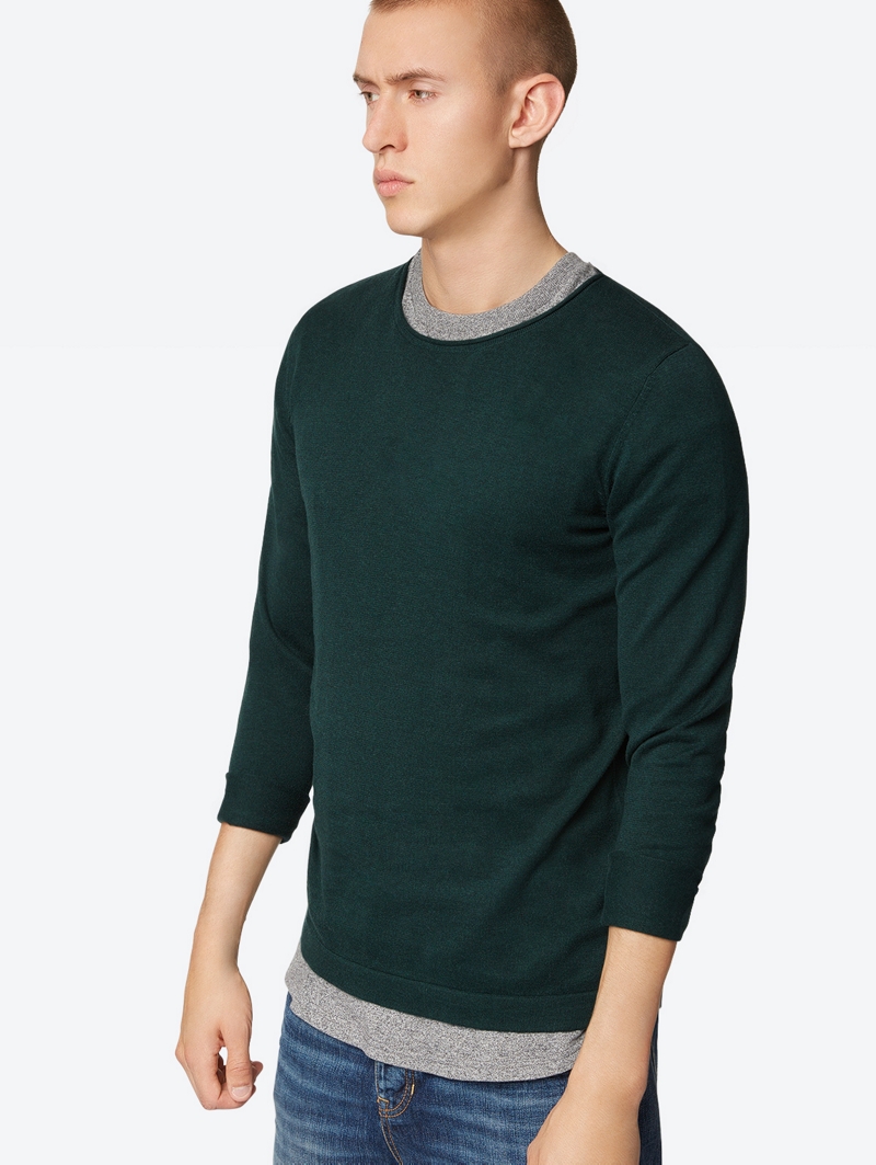 Bench Green Mens Knitwear Size Xl