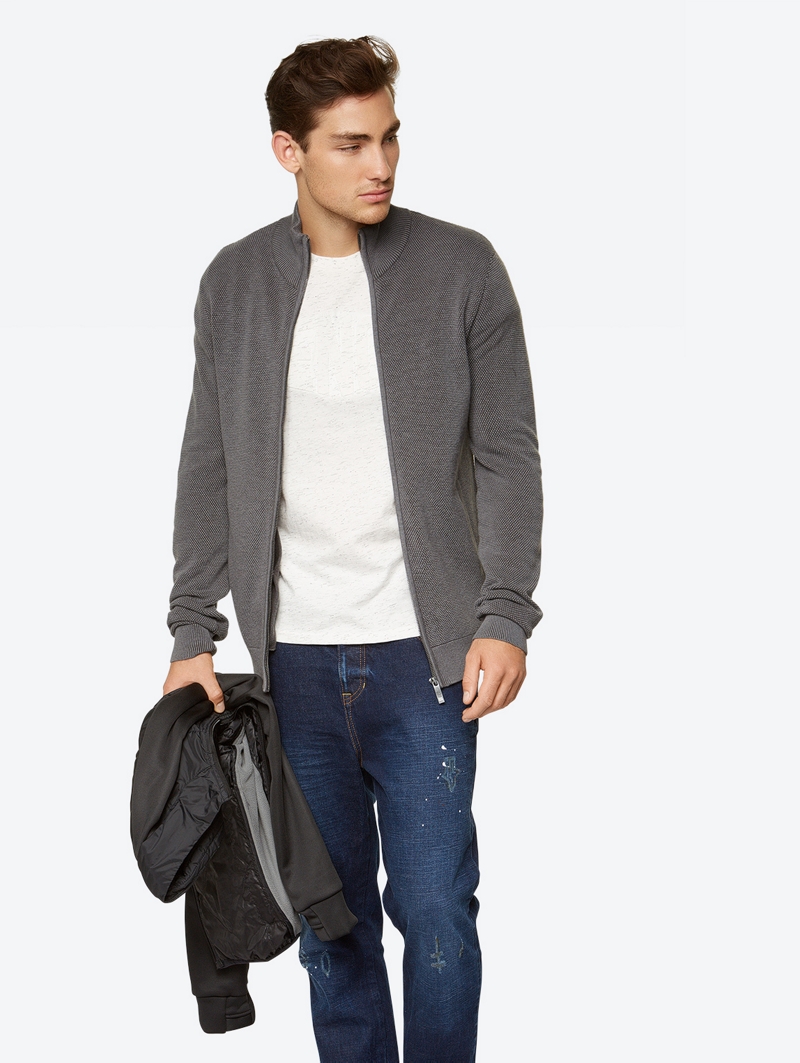 Bench Grey Mens Knitwear Size Xxl