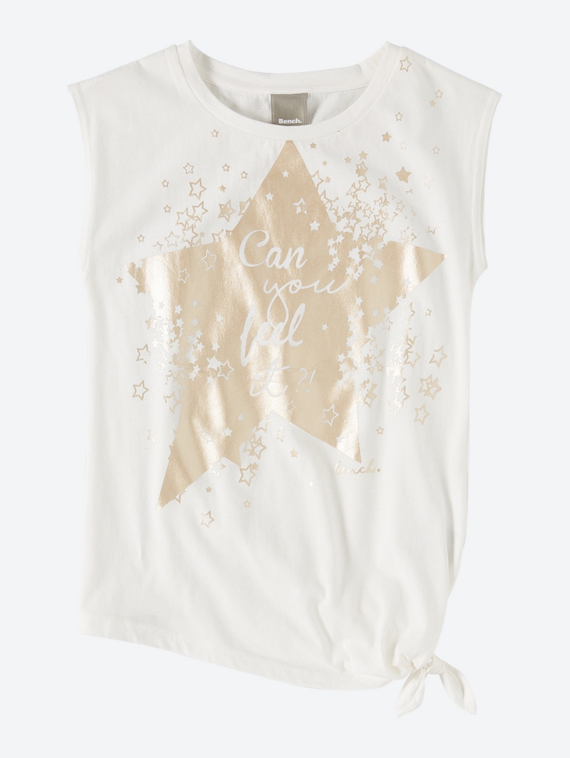 Bench White Girls Light Top Size Age 13-14