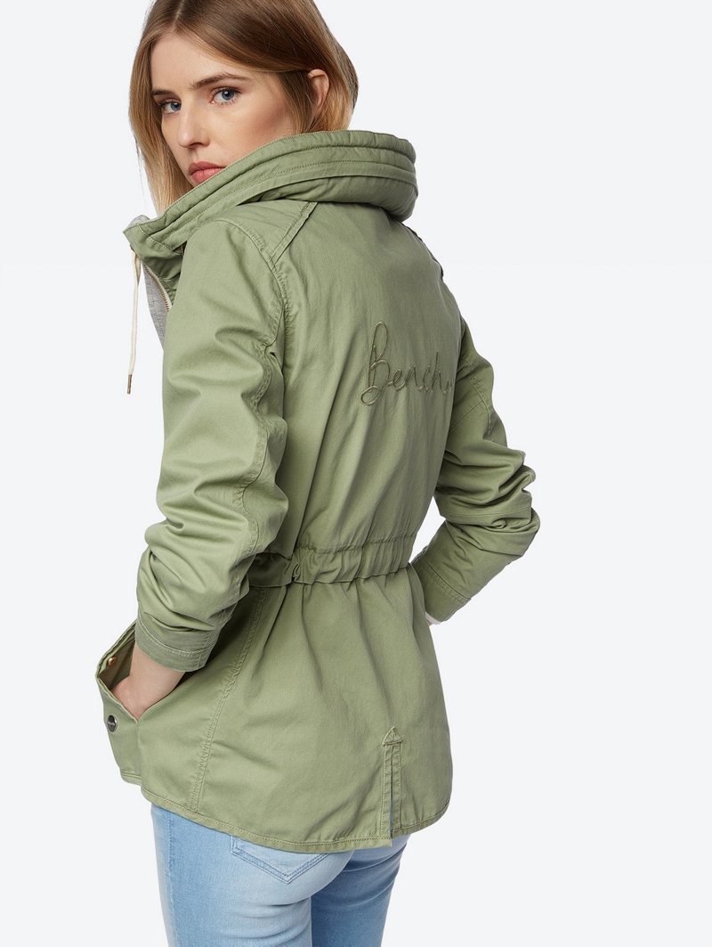 Bench Green Ladies Jacket Size L