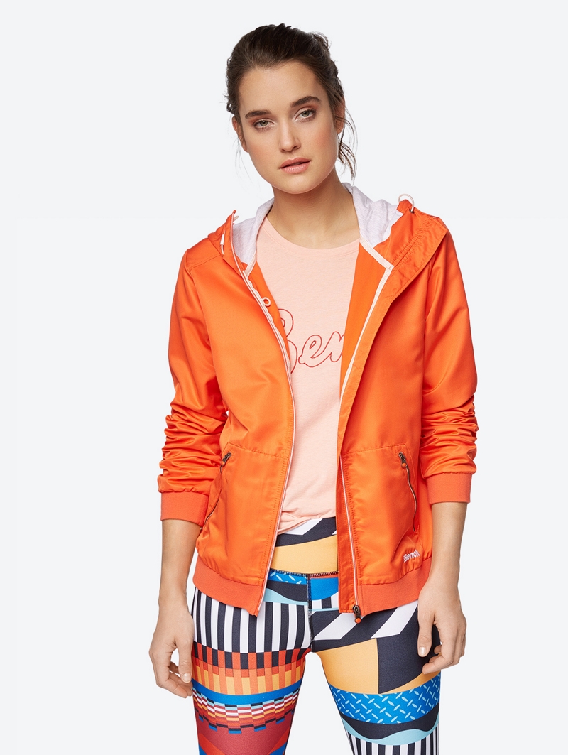 Bench Orange Ladies Jacket Size M